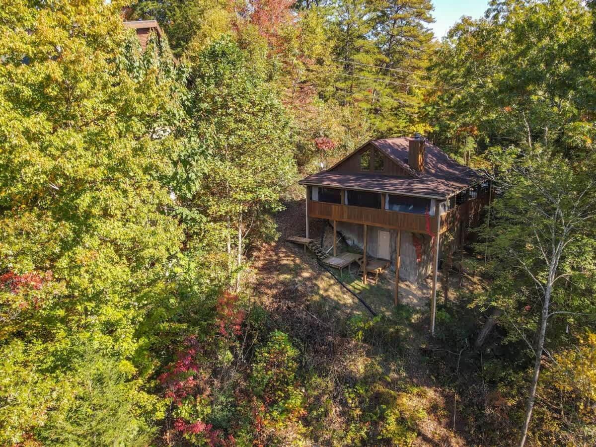 Nice View Fireplace, Hot Tub, Porch Bed, Private Sevierville Buitenkant foto